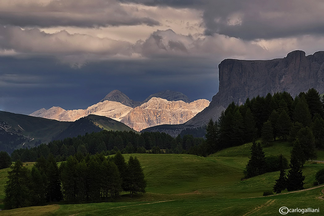 Giochi di luce sulle Dolomiti